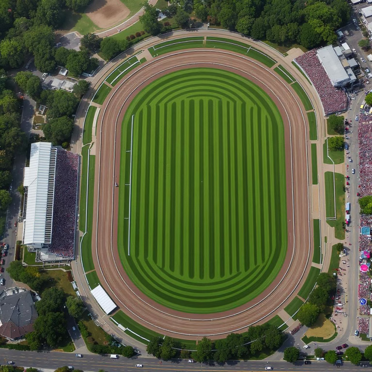 Horse Racing Tracks diagrams (Fair Meadows, Finger Lakes, Golden Gate Fields, Lonestark, Oaklawn, Parx, Santa Anita, Turf Paradise)