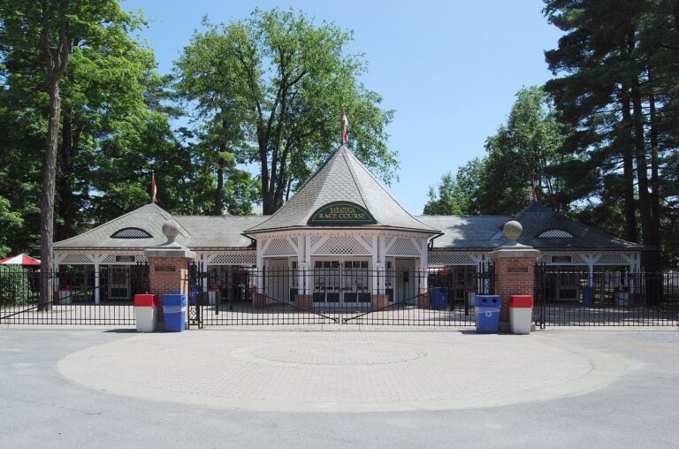 Saratoga Race Course entrance