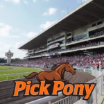 AI generated image of horse race grandstands used to illustrate Delta Downs