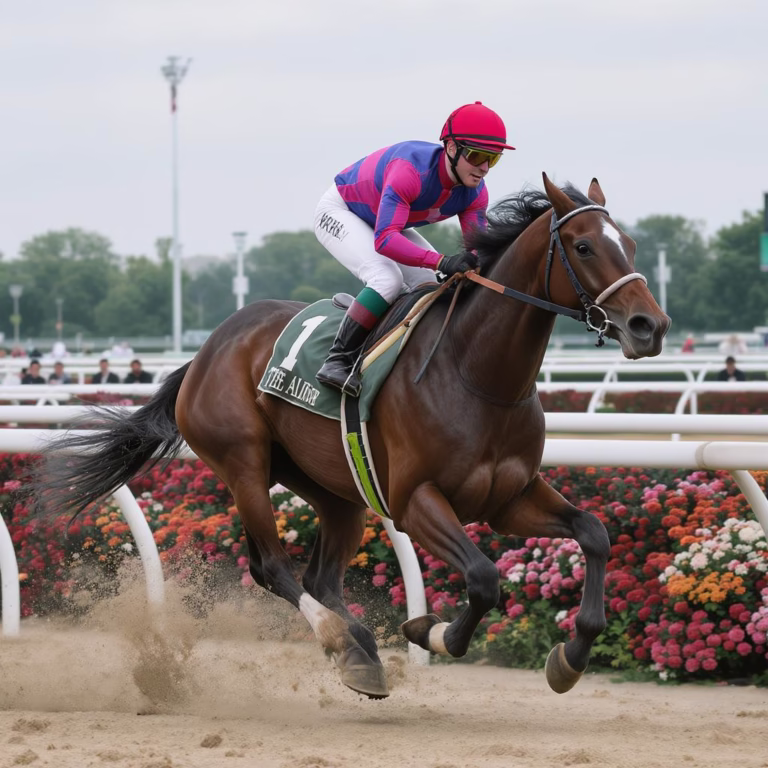 Thoroughbred racing jockey