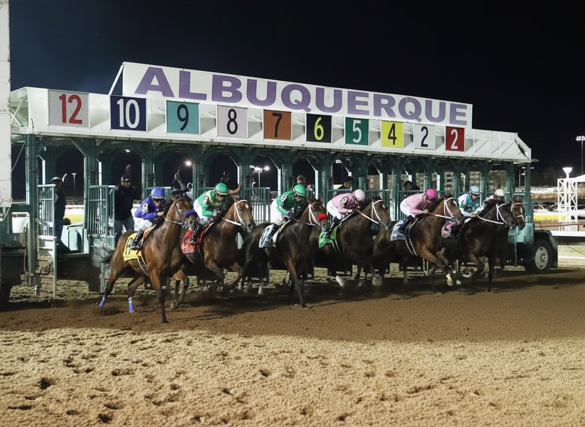 Albuquerque Downs Racetrack starting gate